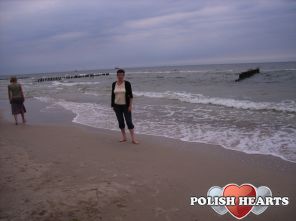 Ustka nad Baltykiem.