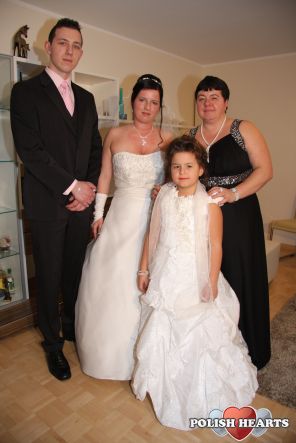 ja z moimi dziecmi,cora wychodzi za maz,kolo niej moj syn a najmlodsza to Isabella