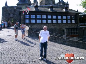 Na wycieczce jedno osobowej w zamku w Cochem(dawna granica Niemiecko-Francuska)