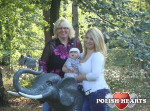 Z zurka i wnuczkiem w zoo