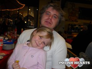tata Mariusz i corka Elenka
