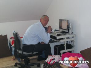 z zaskoczenia w trakcie pracy...