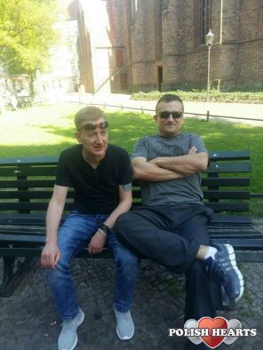 Po lewej to ja 